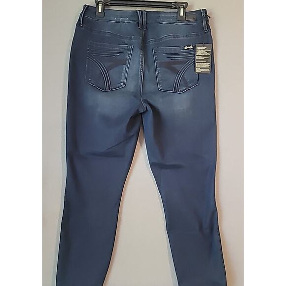 Seven 7 High Rise Ankle Skinny Jeans – Women’s Size 14 – Dark Wash – New - Picture 2 of 7